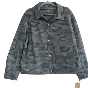 Democracy- Camouflage Button-Up Jacket
